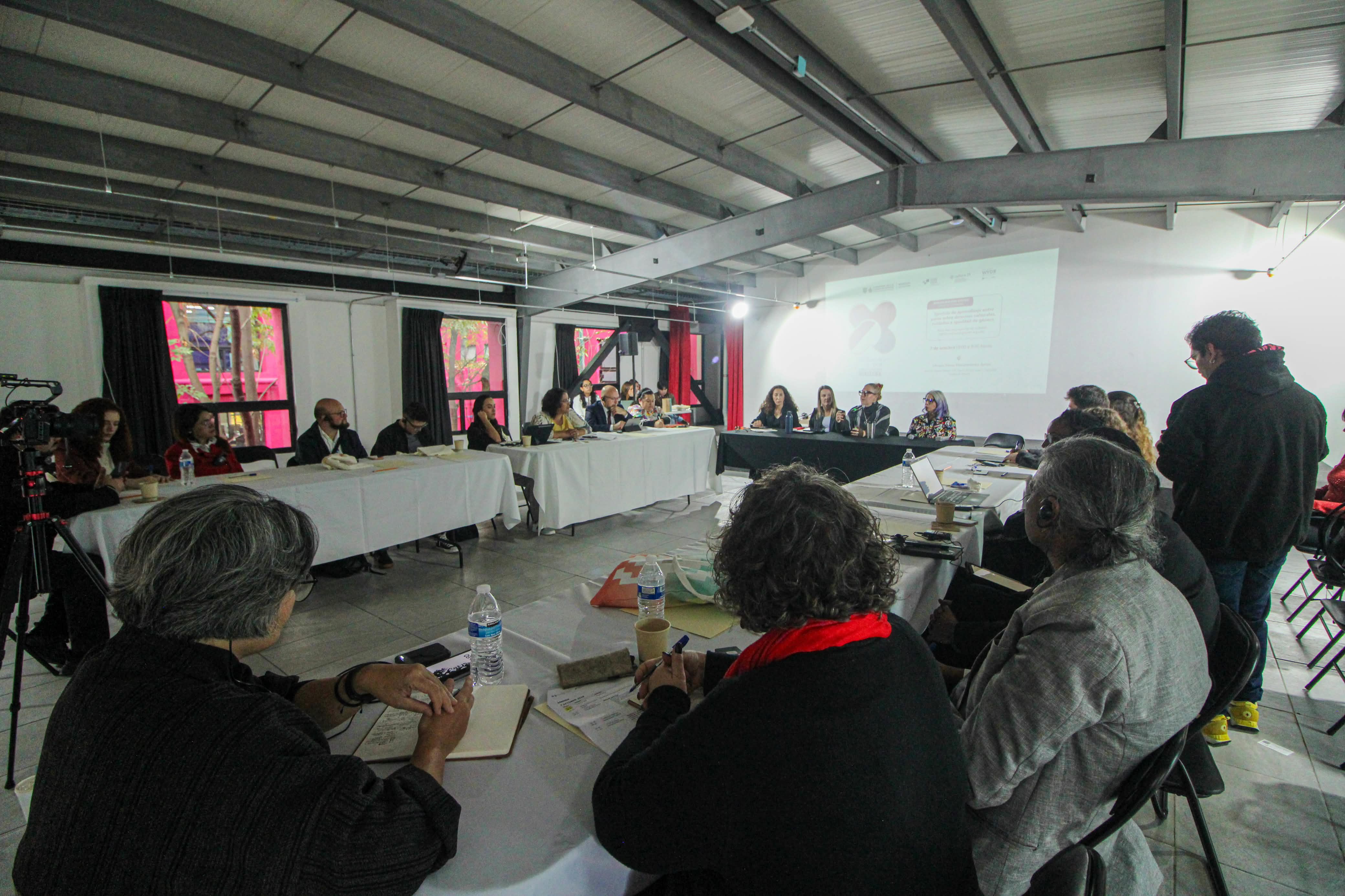 general imatge of the peer-learning meeting on cultural rights, care and gender equality