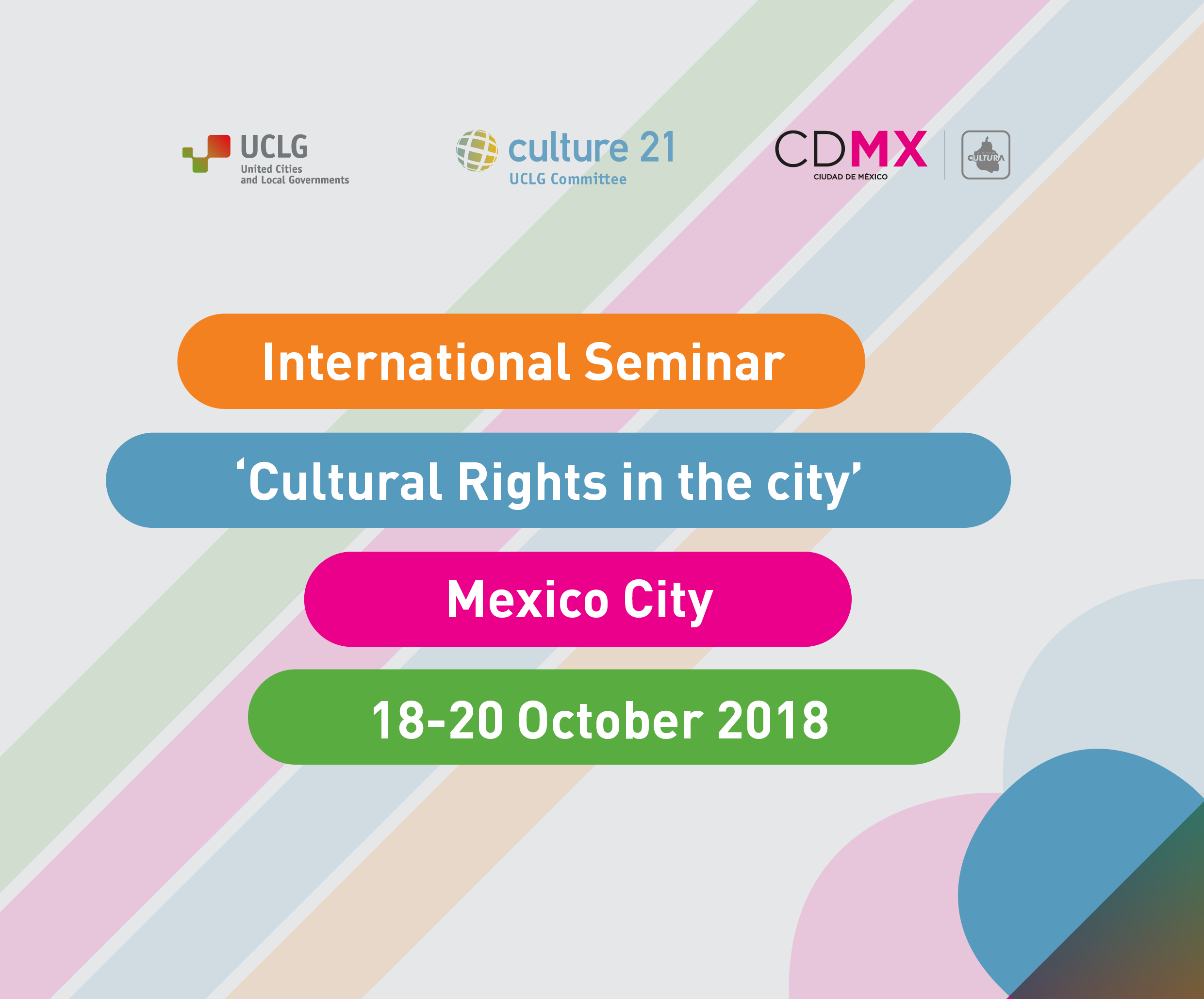 International Seminar on 'Cultural Rights and Peace in the City', Mexico City