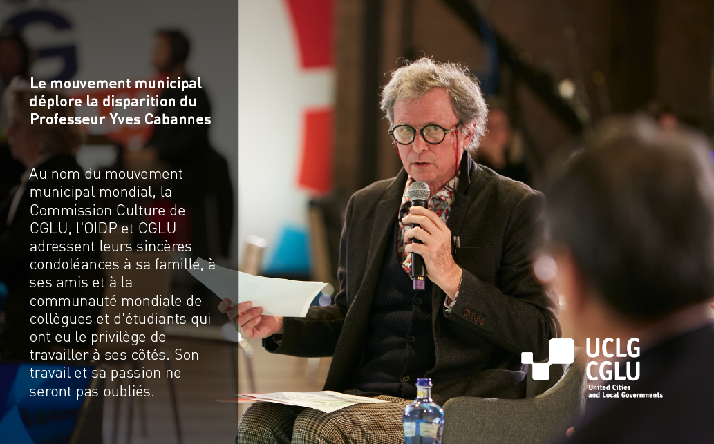 Le mouvement municipal présente ses condoléances suite au décès du Professeur Yves Cabannes