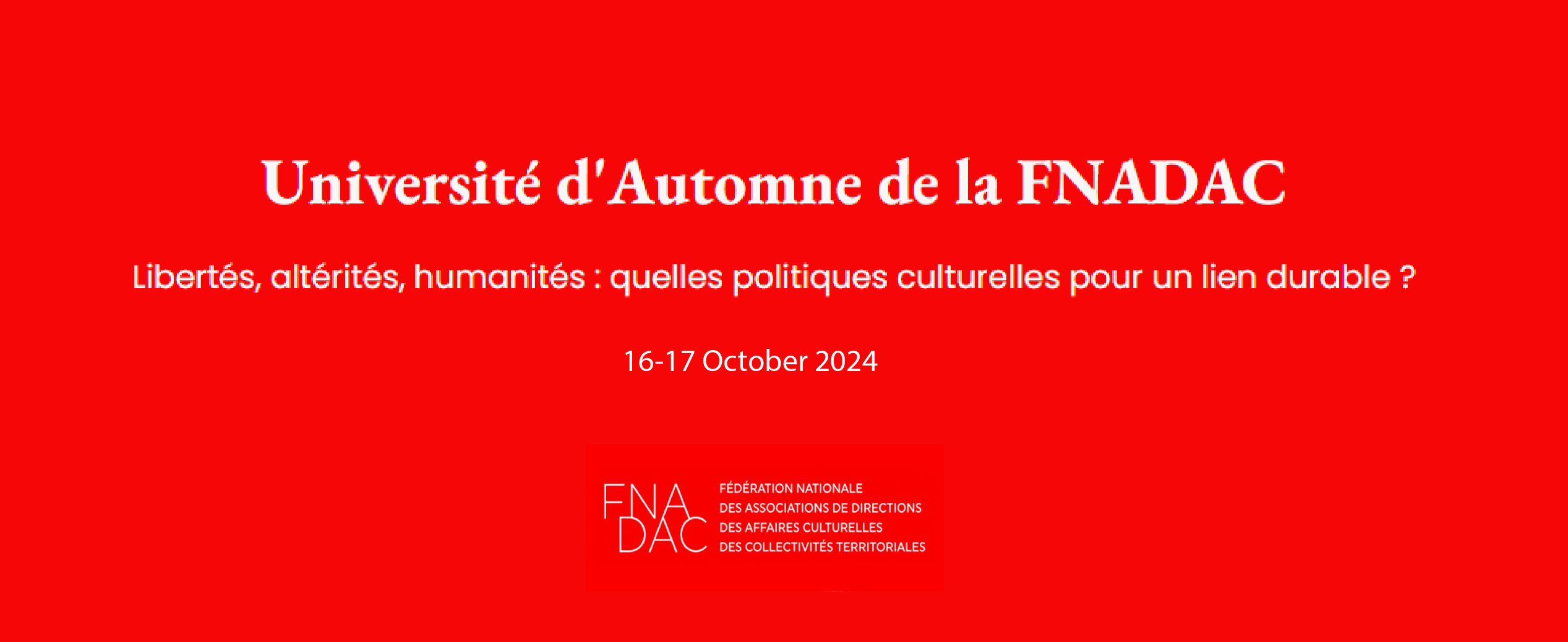 Université d'automne FNADAC