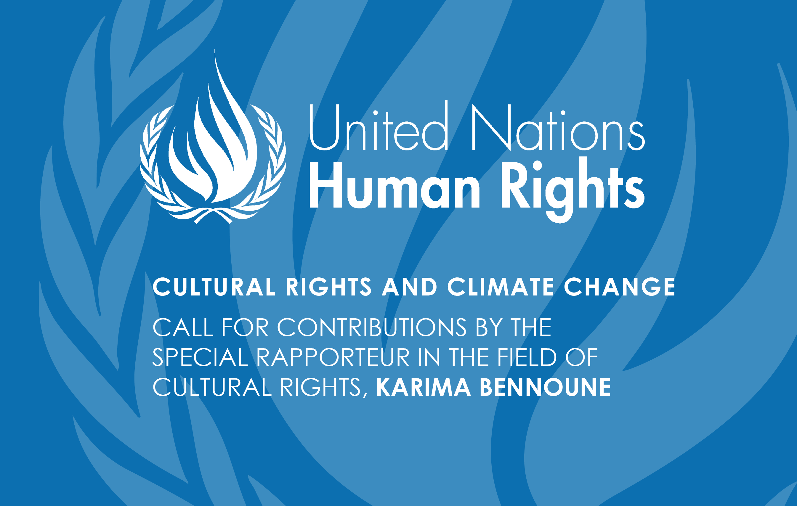 Call on Cultural Rights and Climate Change