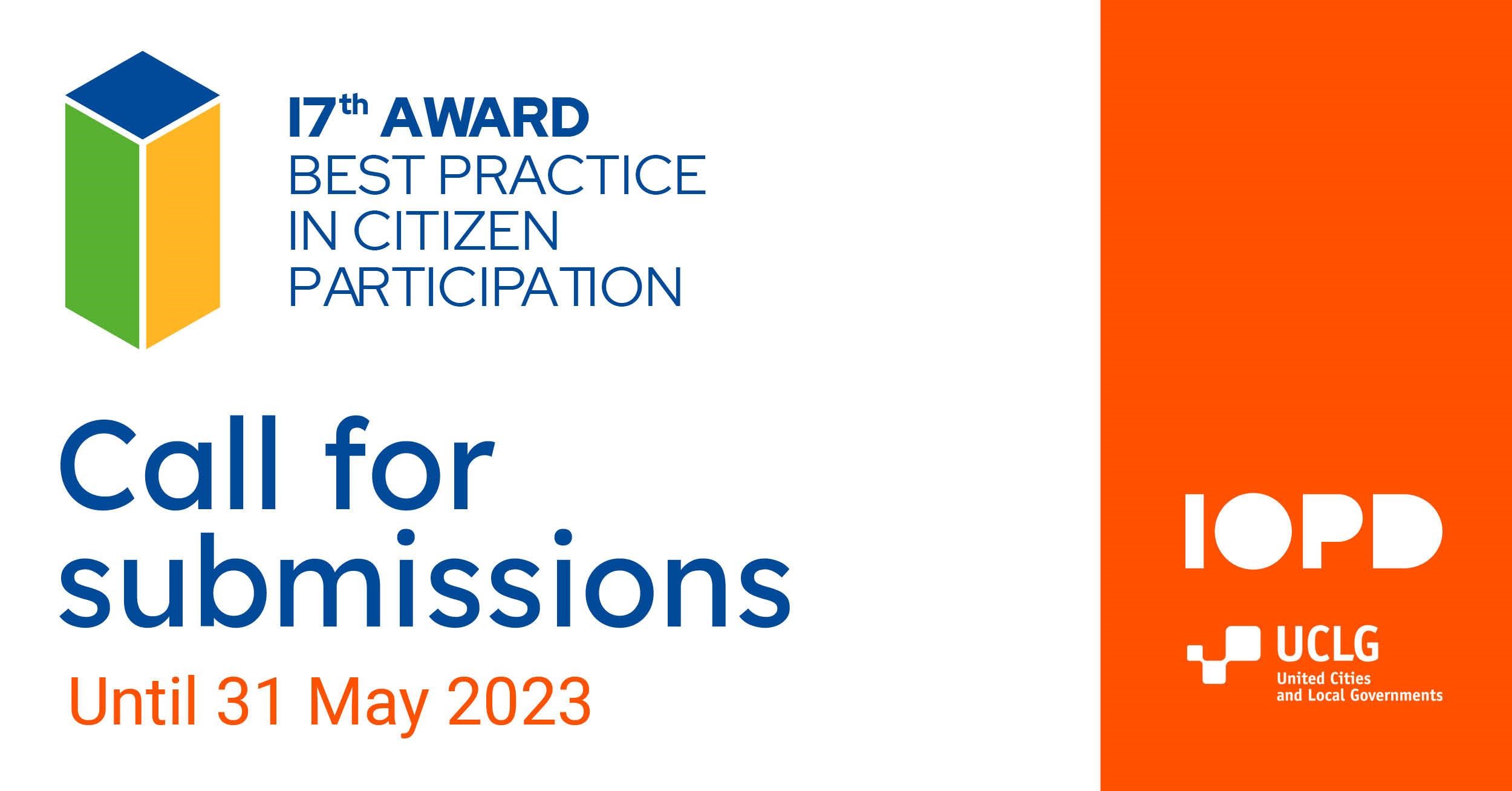 IOPD Award on Citizen Participation