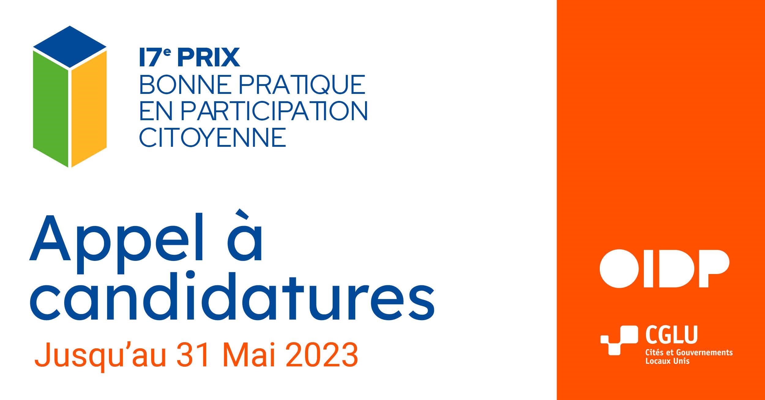 Prix OIDP sur la participation citoyenne