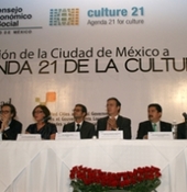 La Ciudad de México acogió la 5ª reunión oficial de la Comisión de cultura de CGLU en noviembre de 2010.