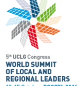 The City of Bogotá hosted the 5th World Congress of UCLG - World Summit of Local and Regional Leaders, from 12-15 October 2016.