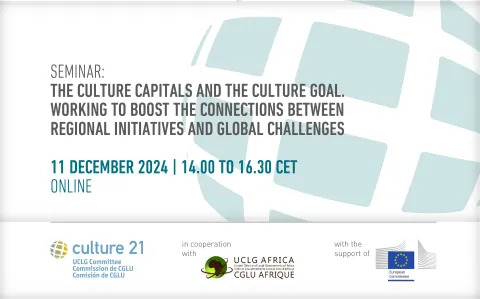 Séminaire : Capitales de la Culture et l'Objectif Culture