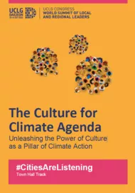 imatge "Town Hall on Culture and Climate"