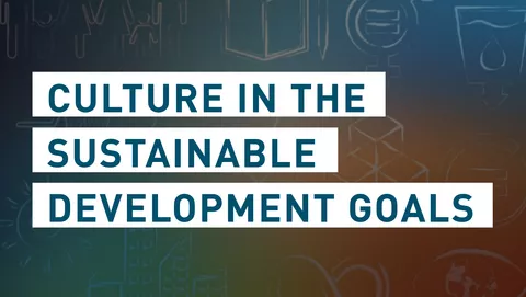 imatge "Culture in the Sustainable Development Goals"