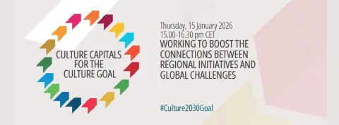 Culture Capitals for the Culture Goal - banner