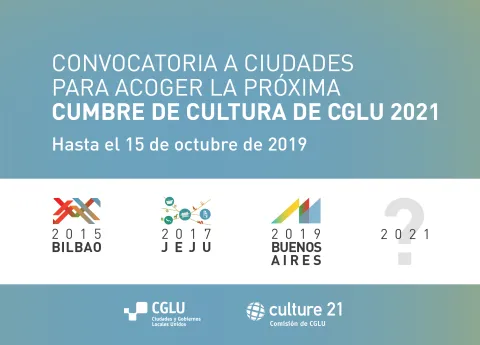 Cumbre de cultura de CGLU en 2021 - Convocatoria