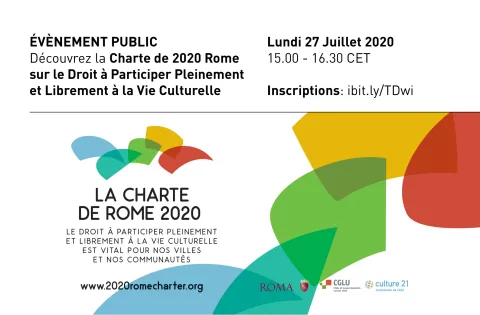 Événement public : Découvrez la Charte de Rome 2020