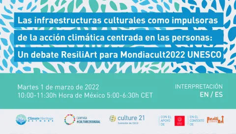 Resiliart x Mondiacult por la Red de Patrimonio y Clima