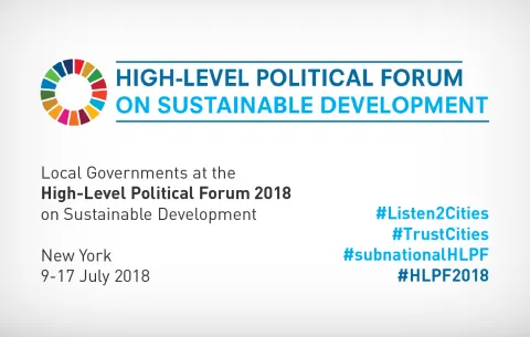 Les gouvernements locaux au #HLPF2018