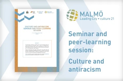 Malmö: Cultura y antirracismo. Seminario y sesión de aprendizaje entre iguales