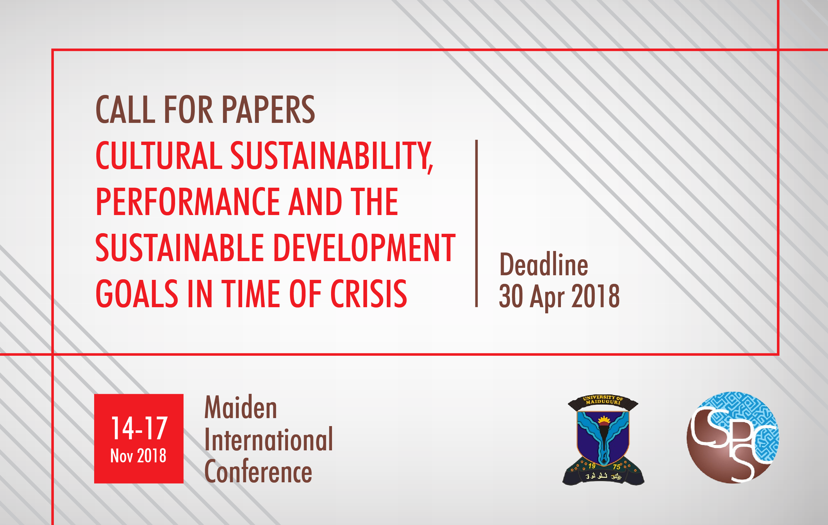 Maiden International Conference – Call for Papers